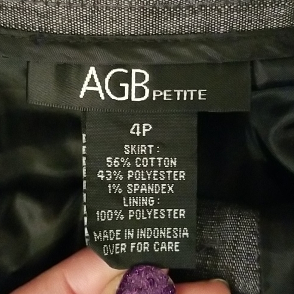 AGB Skirt size 4 Petite - Picture 5 of 7